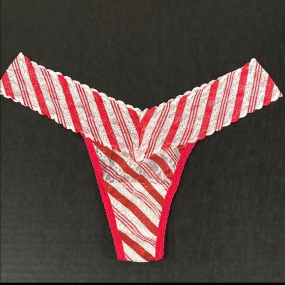 Victoria secret Candy Cane Thong Panties-OS - Picture 5 of 7